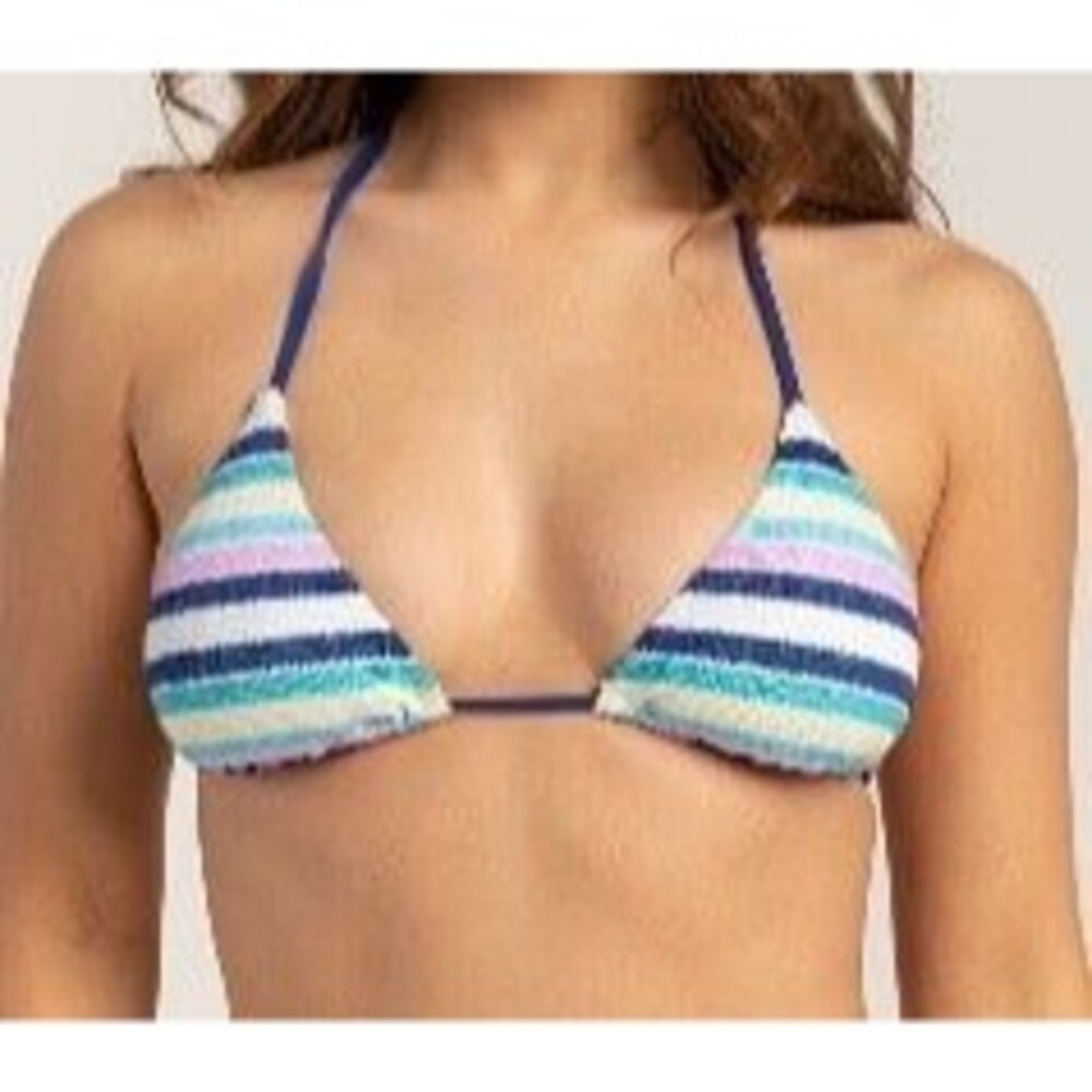 Hobie Sea the Wave Triangle Bikini Top Size S New With Tags